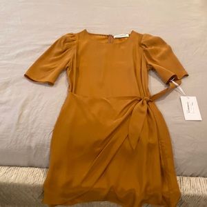 Amanda Uprichard silk tie dress